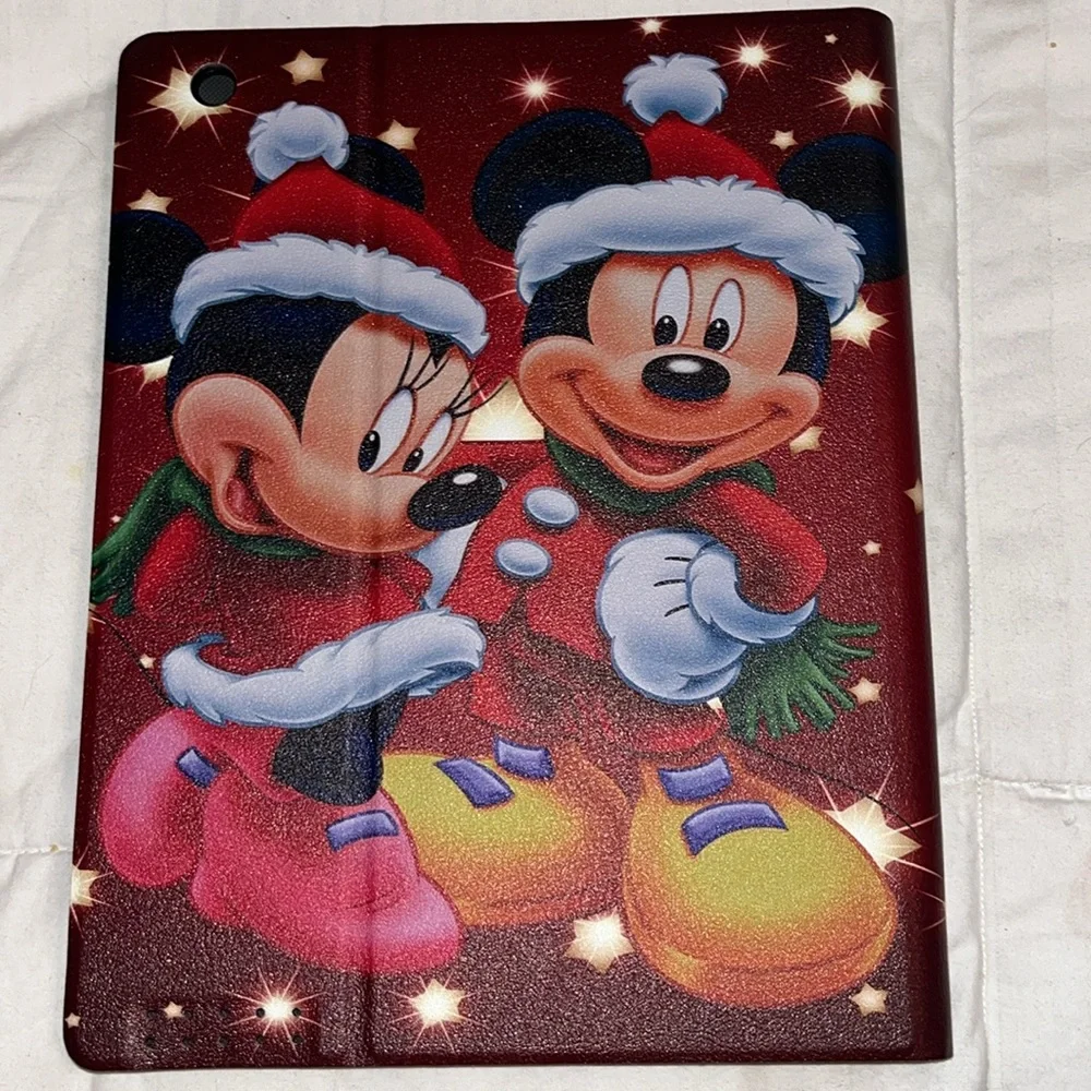 Minnie & Mickey IPad Case Christmas Mr. & Mrs. Claus